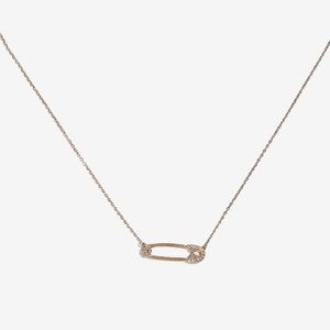 Adornmonde 925 Silver Necklace - Rose gold color